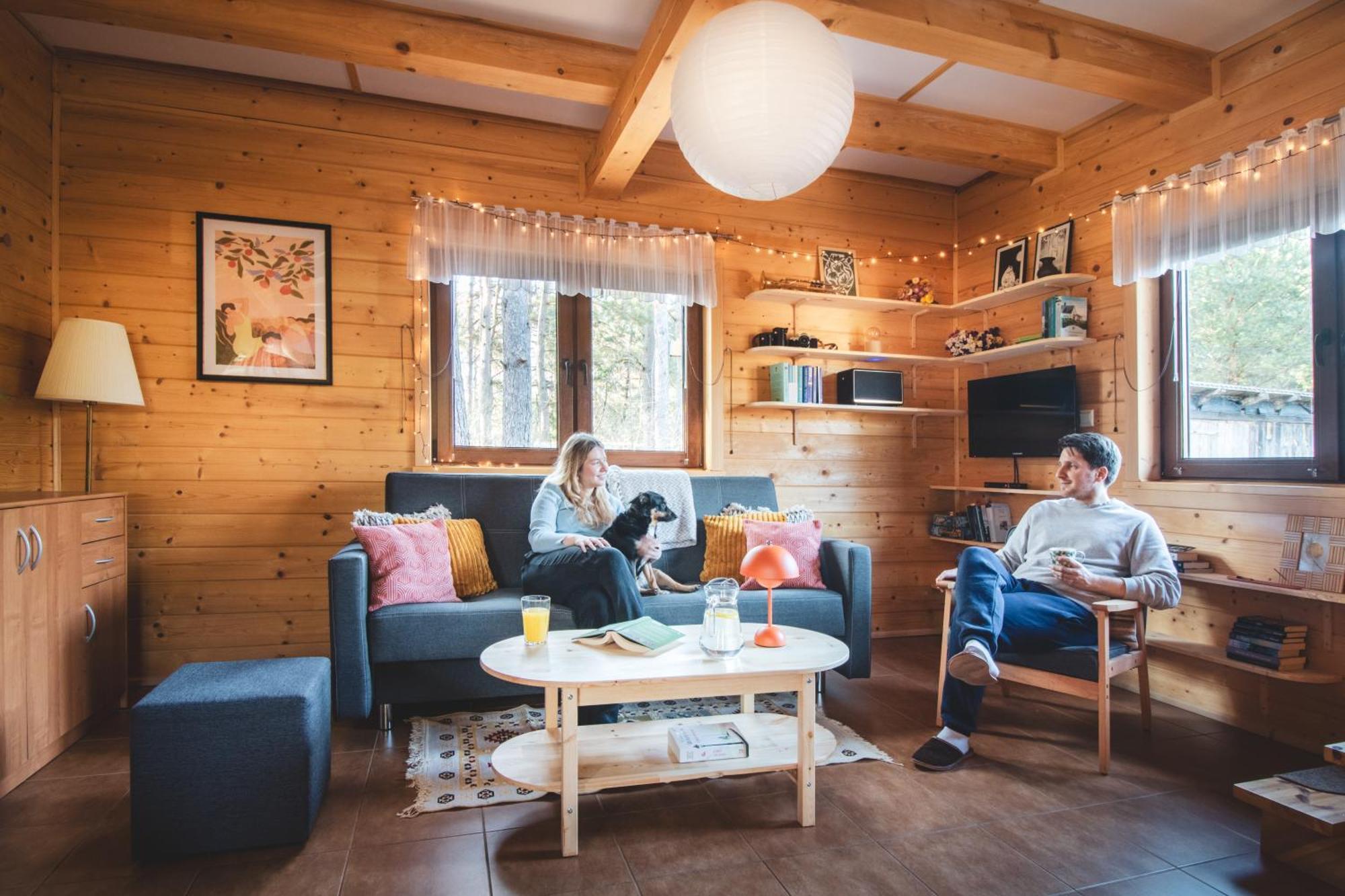 Lesna 21 Dom Polnoc Przy Zalew Siemianowka Villa Luka Exteriör bild