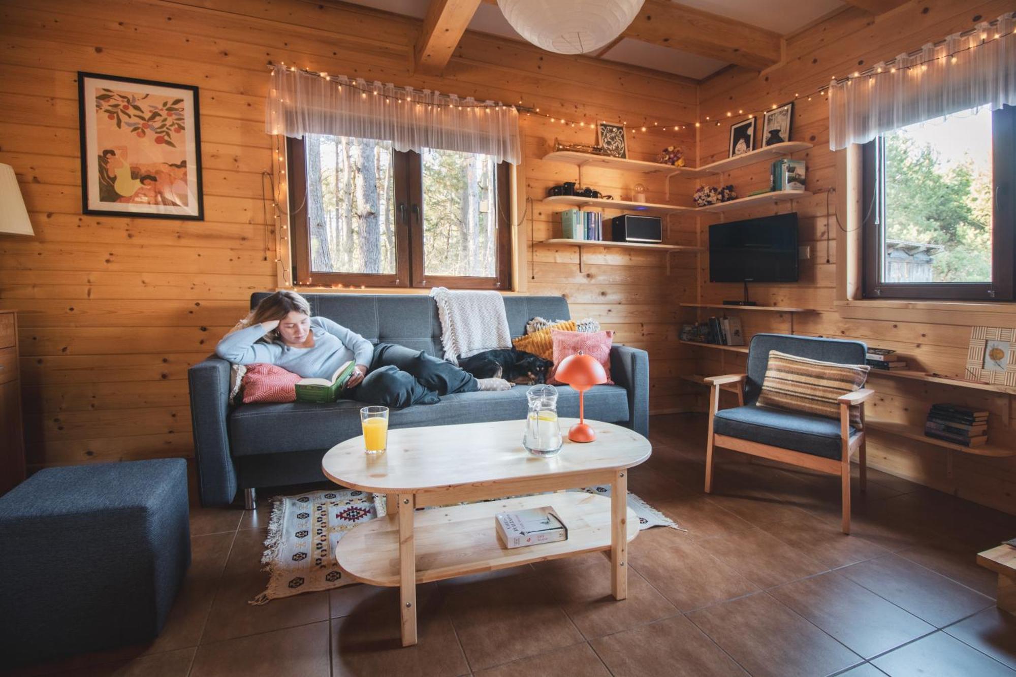 Lesna 21 Dom Polnoc Przy Zalew Siemianowka Villa Luka Exteriör bild